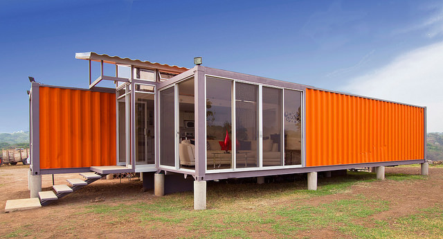 Luxury shipping container home built in beautiful Western Australia land