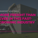 Blog title image about fast-growing freight transport industry in WA
